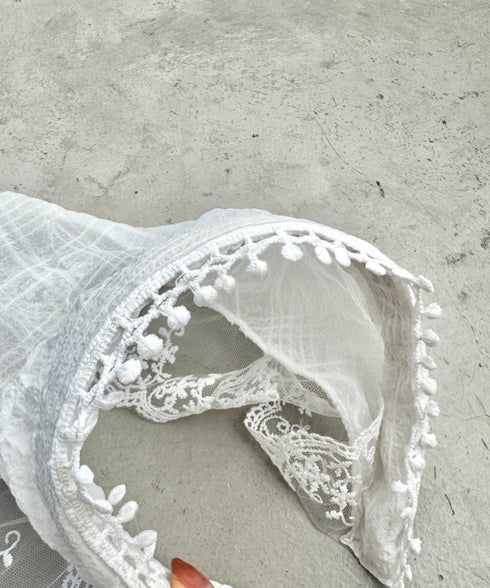 チュールレースカチューシャ | LO6255174 | ライトブルー