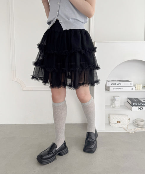 フリルチュチュスカート | LO2255178 | ブラック