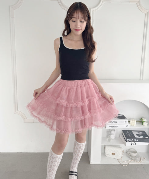 フリルチュチュスカート | LO2255178 | ピンク