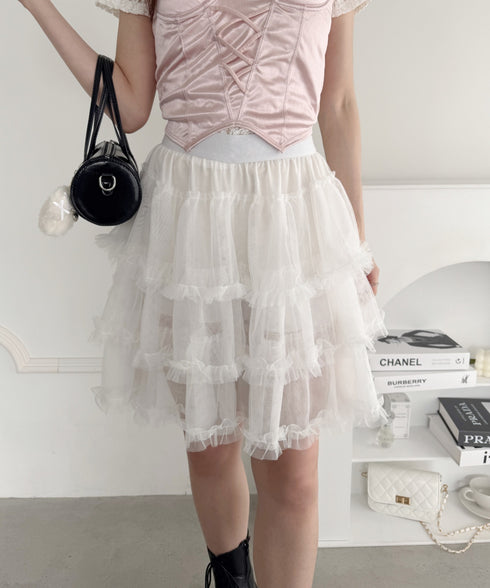 フリルチュチュスカート | LO2255178 | ホワイト