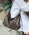 ヴィンテージライク2WAYリボンショルダーバッグ | LO1255185 | ダークブラウン