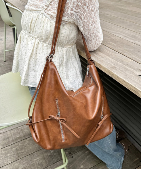 ヴィンテージライク2WAYリボンショルダーバッグ | LO1255185 | ブラウン