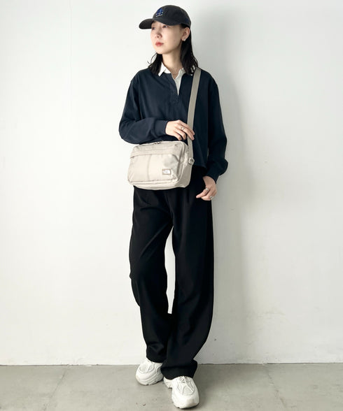 THE NORTH FACE(ザ・ノースフェイス)/軽量 ワンポイントロゴ ショルダー クロスバッグ/TRAVEL CROSS BAG M | IM1251053 | グレイッシュベージュ