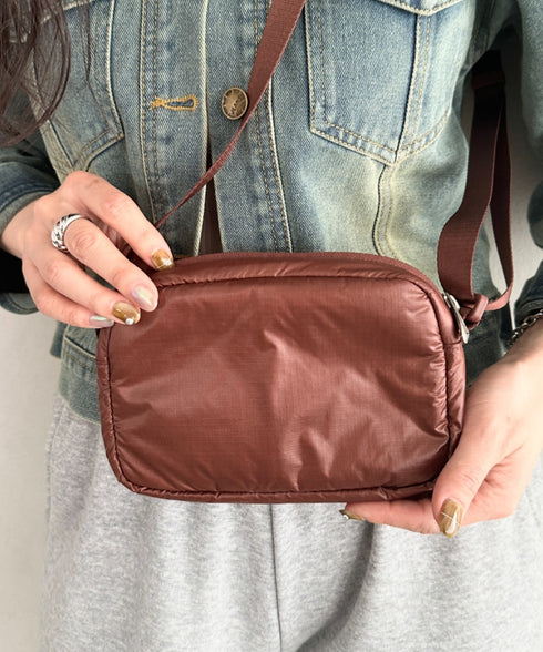 THE NORTH FACE(ザ・ノースフェイス)/軽量 ミニショルダー クロスバッグ/CHUBBY CROSS BAG MINI | IM1251054 | ブラウン