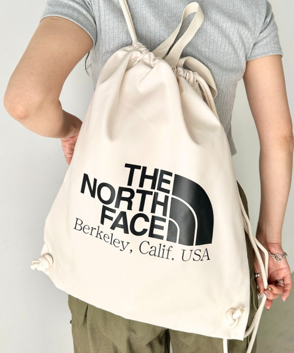 THE NORTH FACE(ザ・ノースフェイス)/ビッグロゴ 巾着 ナップサック ストリングバッグ/BIG LOGO STRING BAG | IM1251060 | クリーム