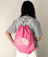 THE NORTH FACE(ザ・ノースフェイス)/ビッグロゴ 巾着 ナップサック ストリングバッグ/BIG LOGO STRING BAG | IM1251060 | ピンク