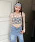 フラワーレースシアーロングTシャツ | WOMEN | EV2251002 | アイボリー