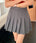 シンプルプリーツミニスカート インナーパンツ付き | EV2255007 | グレー