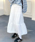 Aラインレースフレアロングスカート | EV2255016 | ホワイト