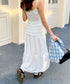 Aラインレースフレアロングスカート | EV2255016 | ホワイト