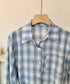 チェック柄オーバーサイズシャツ | EV2255017 | ブルー