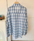 チェック柄オーバーサイズシャツ | EV2255017 | ブルー