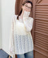 フローラルレース長袖Tシャツ | WOMEN | EV2251010 | アイボリー