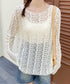 フローラルレース長袖Tシャツ | WOMEN | EV2251010 | アイボリー