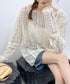 フローラルレース長袖Tシャツ | WOMEN | EV2251010 | アイボリー