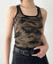 カップ付き迷彩柄タンクトップ | BA2255002 | カーキ