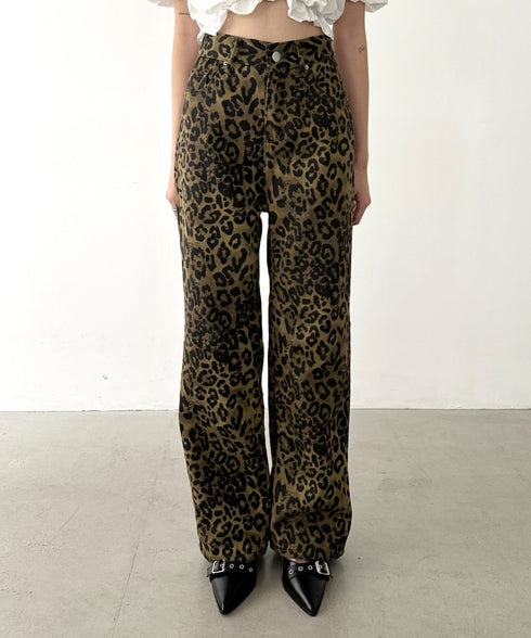 レオパード柄ワイドパンツ | BA2255007 | レオパード