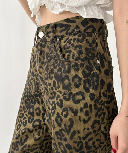 レオパード柄ワイドパンツ | BA2255007 | レオパード