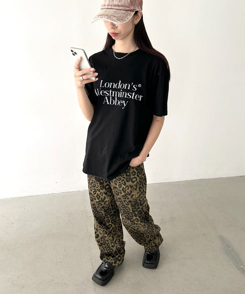 レオパード柄ワイドパンツ | BA2255007 | レオパード