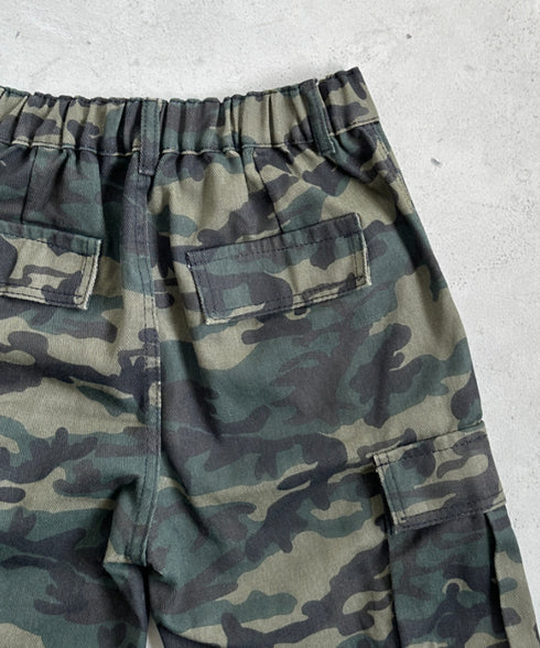 迷彩柄ミリタリーカーゴパンツ | BA2255008 | カーキ