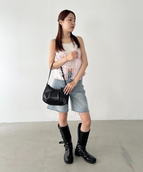 タックデザインハンドバッグ | BA1255013 | ホワイト