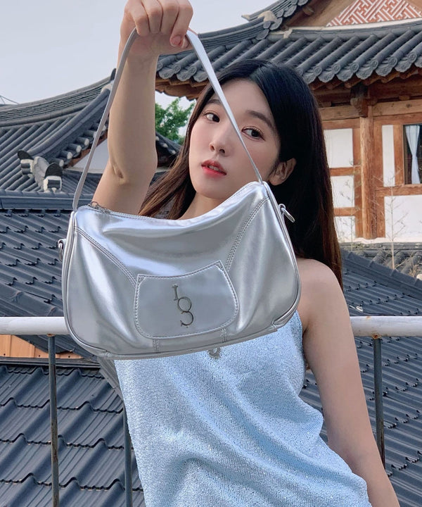 ILLIGO(イリゴ)/2WAY ショルダーバッグ ハンドバッグ/SIGNATURE BAG | AT1251061 | シルバー