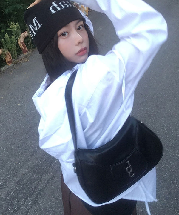 ILLIGO(イリゴ)/2WAY ショルダーバッグ ハンドバッグ/SIGNATURE BAG | AT1251061 | ブラック