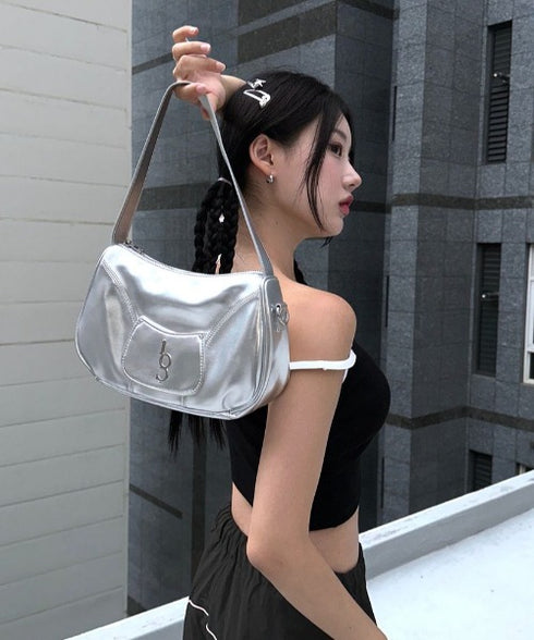 ILLIGO(イリゴ)/2WAY ショルダーバッグ ハンドバッグ/SIGNATURE BAG | AT1251061 | シルバー