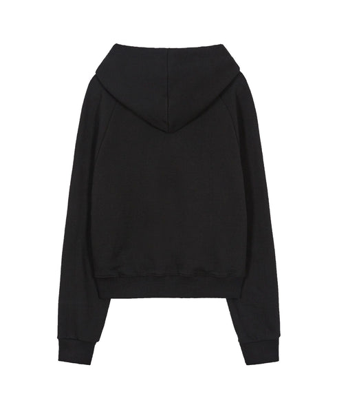 ILLIGO(イリゴ)/ロゴパッチ フルジップパーカー フーディー/129 LOGO PATCH HOODED ZIPUP | AT2251063 | ブラック