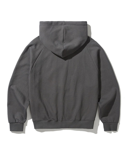 ILLIGO(イリゴ)/ロゴパッチ フルジップパーカー フーディー/129 LOGO PATCH HOODED ZIPUP | AT2251063 | チャコールグレー