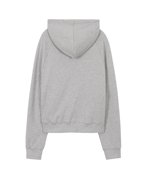 ILLIGO(イリゴ)/ロゴパッチ フルジップパーカー フーディー/129 LOGO PATCH HOODED ZIPUP | AT2251063 | ライトグレー