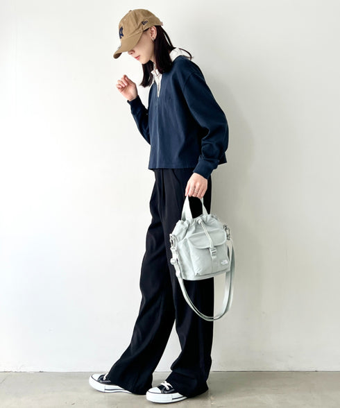 THE NORTH FACE(ザ・ノースフェイス)/2WAY 巾着 バケット ショルダーバッグ/BREEZE BUCKET BAG | IM1251065 | グレー