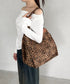 レオパード柄BIGトートバッグ | BA1255019 | ベージュ