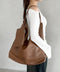ポーチ付きワンハンドルPUトートバッグ | BA1255020 | キャメル