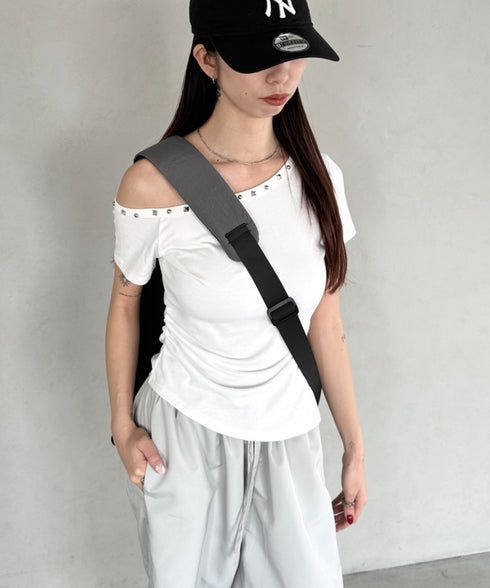 ワンショルダーナイロンボディバッグ | BA1255025 | グレー