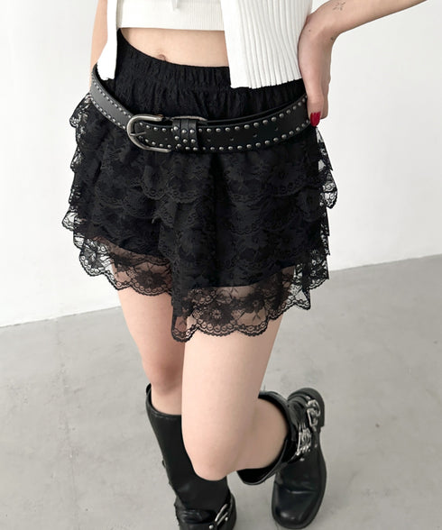 ダブルスタッズベルト | BA6255027 | ブラック