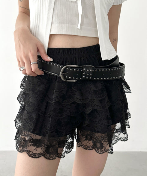 ダブルスタッズベルト | BA6255027 | ブラック