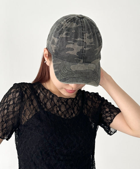 迷彩/カモフラキャップ | BA5255028 | グリーン
