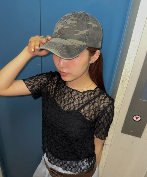 迷彩/カモフラキャップ | BA5255028 | グリーン