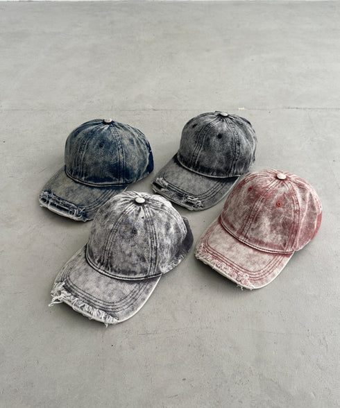 ヴィンテージライクデニムキャップ | BA5255029 | レッド