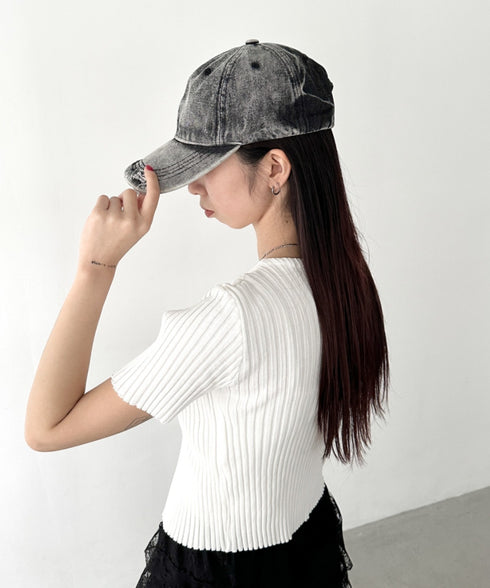 ヴィンテージライクデニムキャップ | BA5255029 | グレー