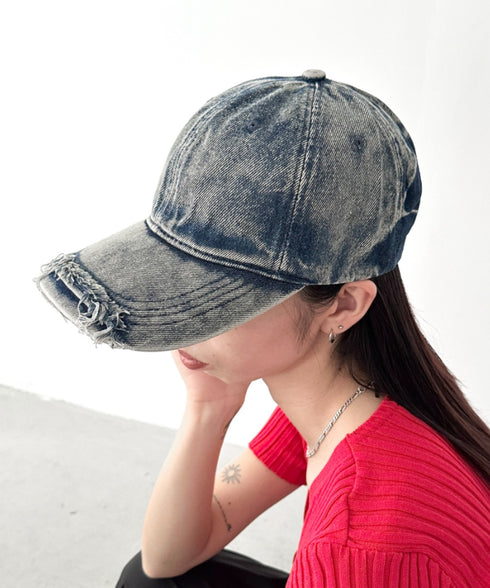 ヴィンテージライクデニムキャップ | BA5255029 | ブルー