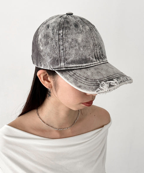 ヴィンテージライクデニムキャップ | BA5255029 | グレー