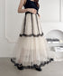 バイカラードットチュールスカート | LO2255219 | アイボリー