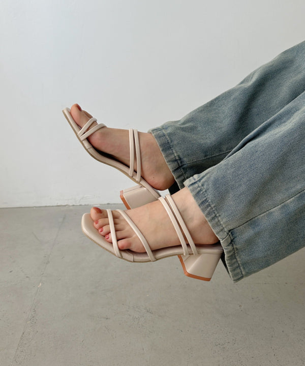 ナローストラップサンダル | CL3252010 | アイボリー