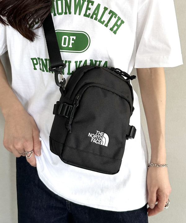 THE NORTH FACE(ザ・ノースフェイス)/ワンポイント ロゴ刺繍 ショルダー クロス ミニバッグ/STANDARD CROSS BAG S | IM1251066 | ブラック