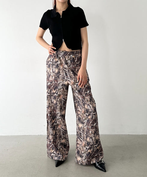 フロントダブルジップリブトップス | BA2252008 | ブラック