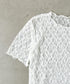 総レースシアー半袖トップス | BA2252010 | ホワイト