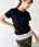 裾レースデザインTシャツ | BA2252016 | ブラック