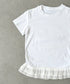 裾レースデザインTシャツ | BA2252016 | ホワイト